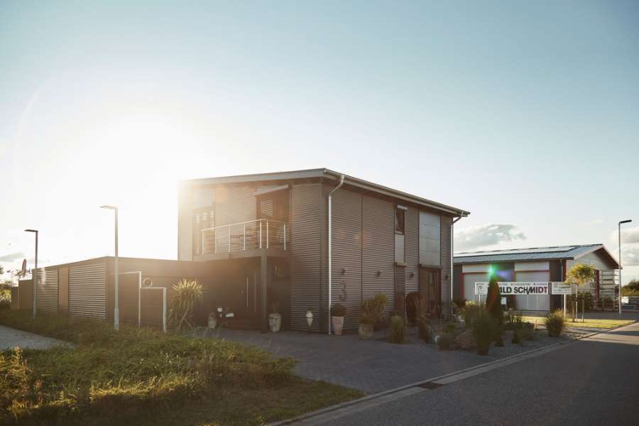 Ny bølge indenfor boligbyggeri med stålprofiler, Nylanndamm in 24980 Schafflund